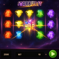 BillyBets - Machine à Sous Starburst - NetEnt